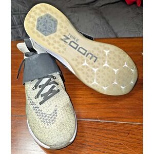 Nike Air Zoom Strong Womens Size 9.5‎ Sneakers Neoprene Bootie Black Hook Loop